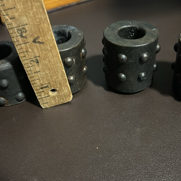 Vintage 90’s tapered nail head candle holders - Picture 3 of 10